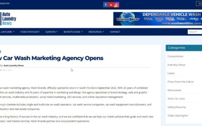 Press Release: New Car Wash Marketing Agency Opens